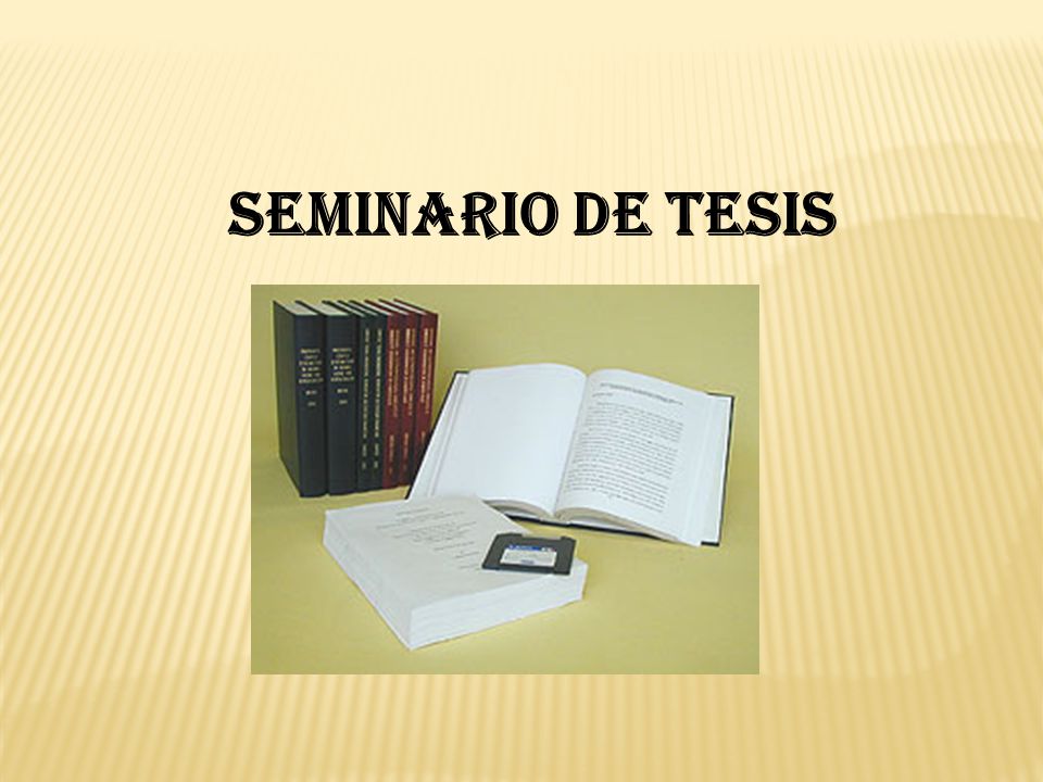 Seminario de Tesis  3